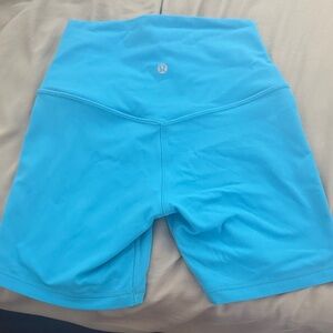 lululemon athletica Women's Vibrant Blue Bike Shorts